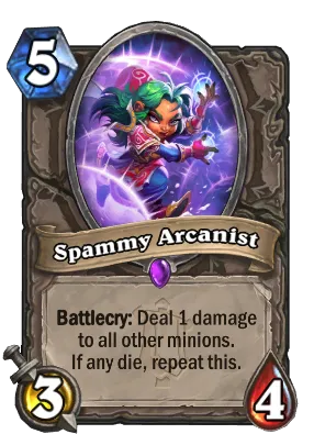 Spammy Arcanist Card Image