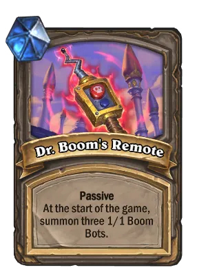 Dr. Boom's Remote Card Image