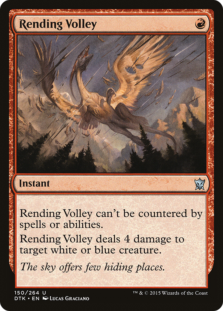 Rending Volley Card Image