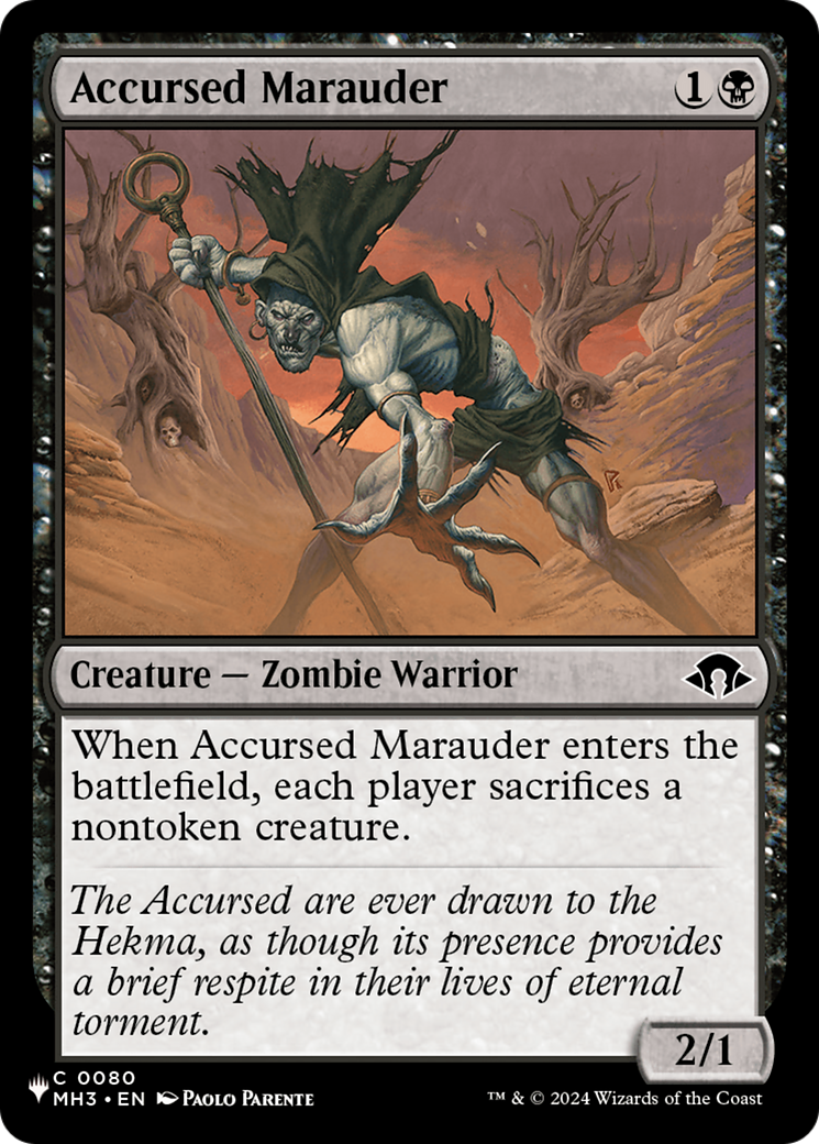 Accursed Marauder Card Image