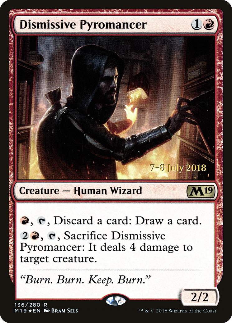 Dismissive Pyromancer Card Image