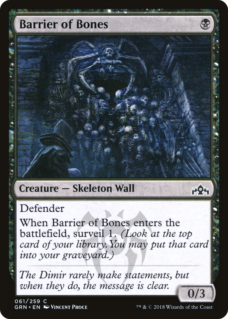 Barrier of Bones Card Image