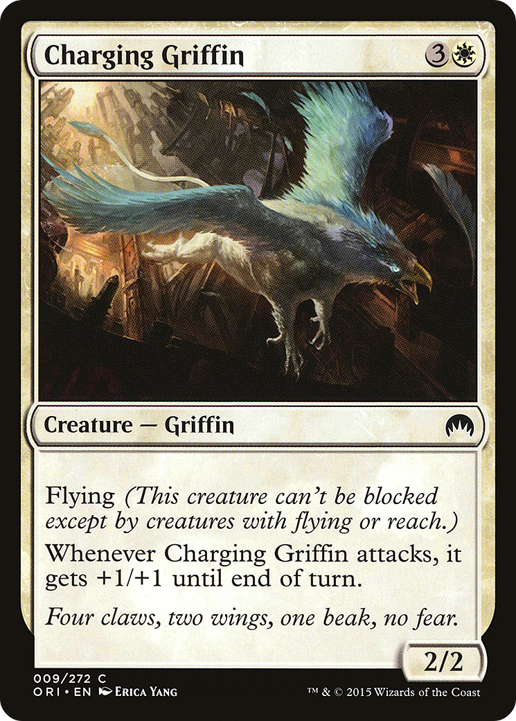 Charging Griffin Card Image