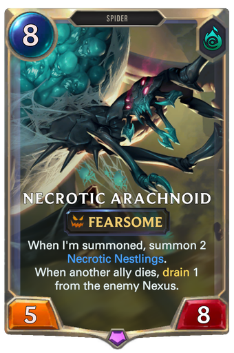 Necrotic Arachnoid Card Image