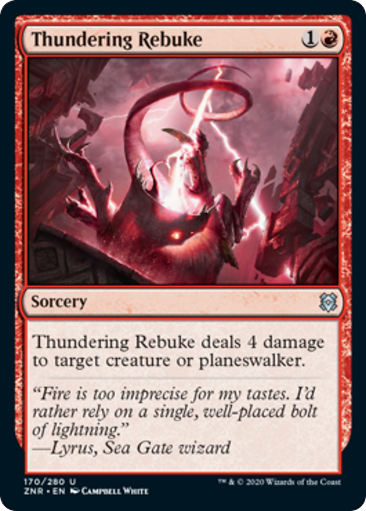 Thundering Rebuke Card Image