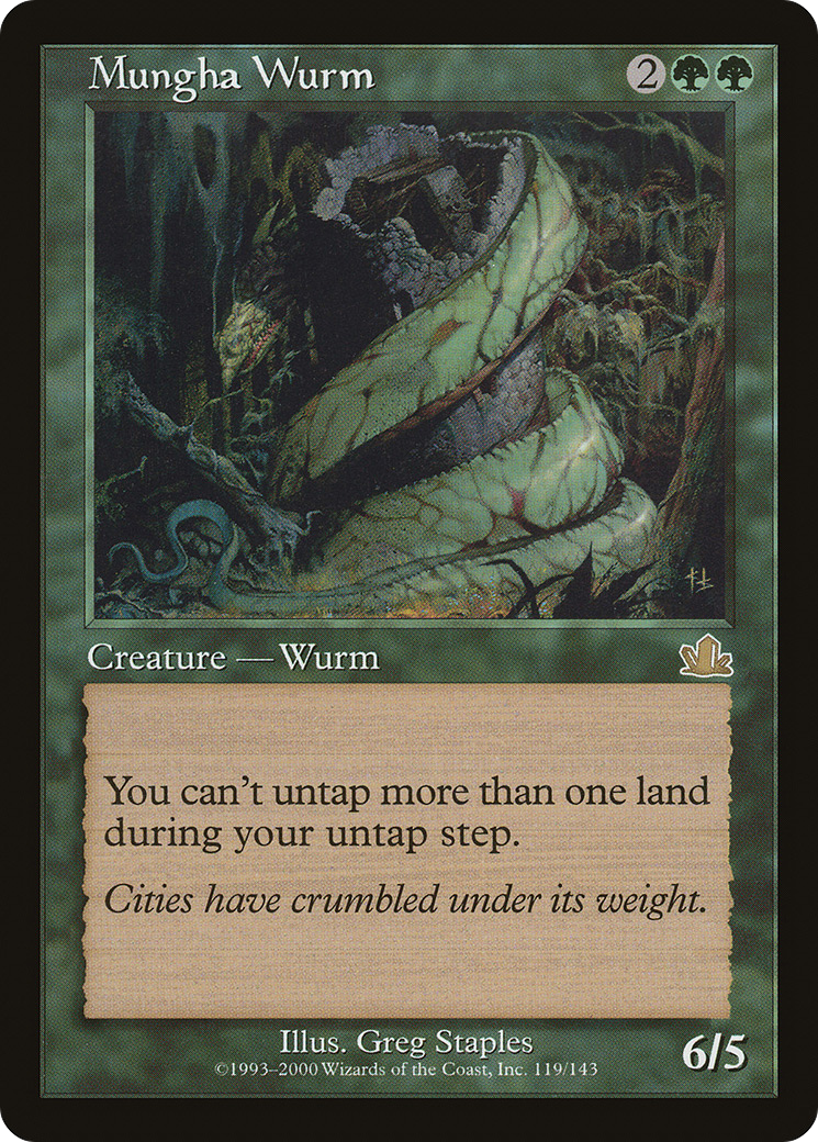 Mungha Wurm Card Image