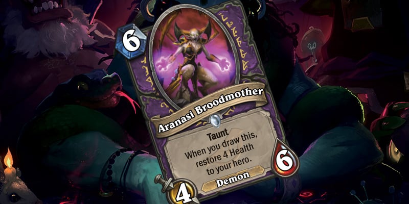 New Warlock Card- Aranasi Broodmother