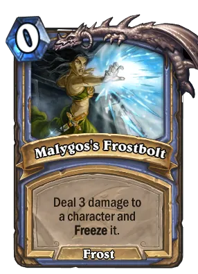 Malygos's Frostbolt Card Image