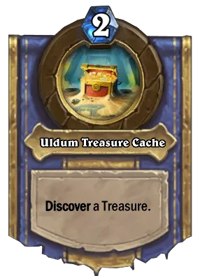 Uldum Treasure Cache Card Image