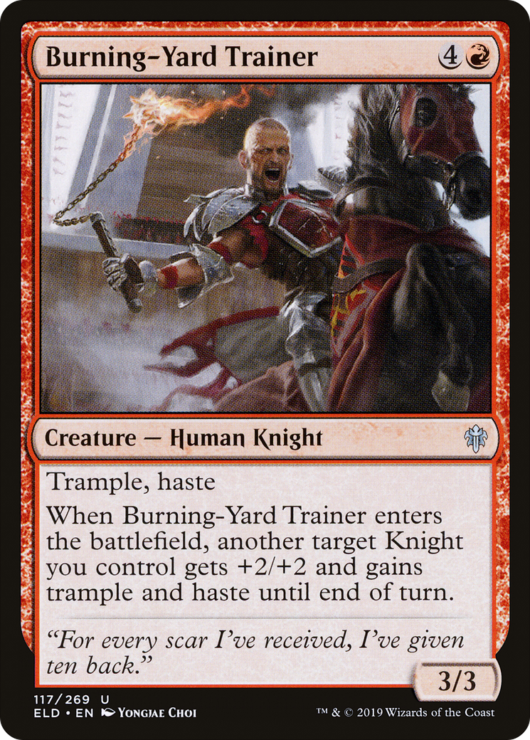 Burning-Yard Trainer Card Image