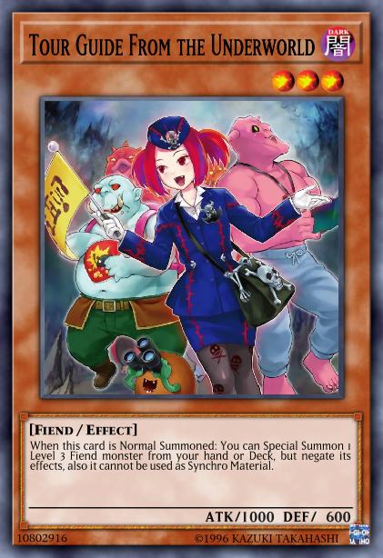 Tour Guide From the Underworld Yu-Gi-Oh Card, Art 2
