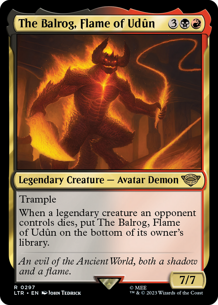 The Balrog, Flame of Udûn Card Image