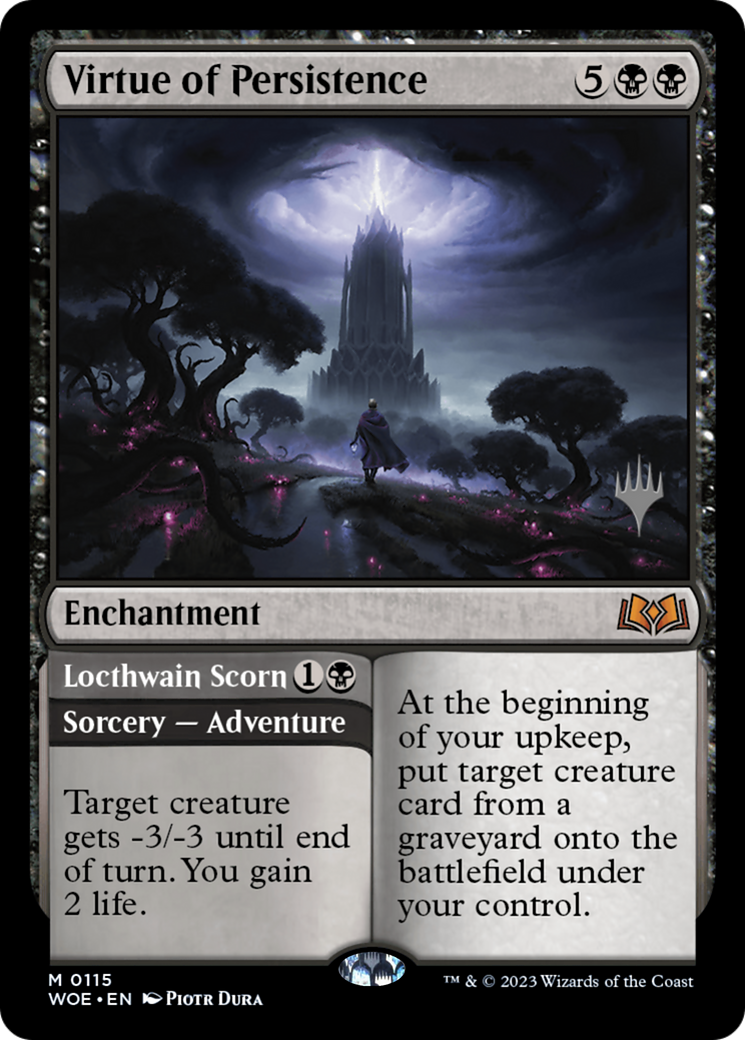 Virtue of Persistence // Locthwain Scorn Card Image