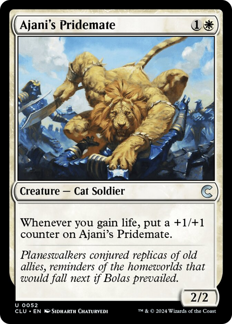 Ajani's Pridemate Card Image