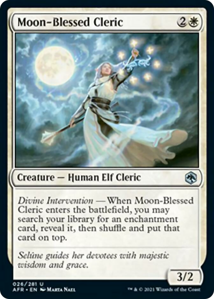 Moon-Blessed Cleric Card Image