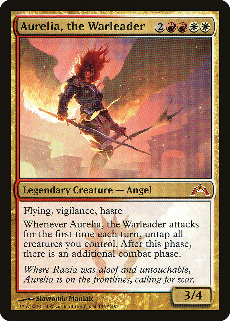 Aurelia, the Warleader Card Image