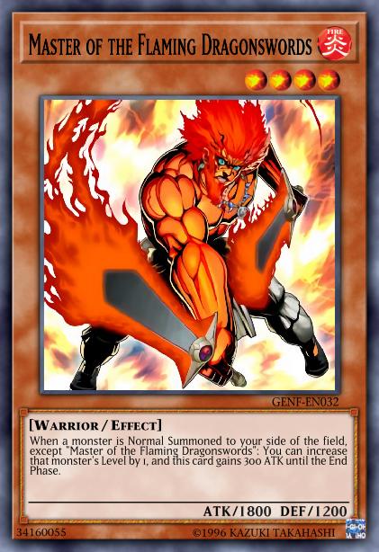 Master of the Flaming Dragonswords Card Image