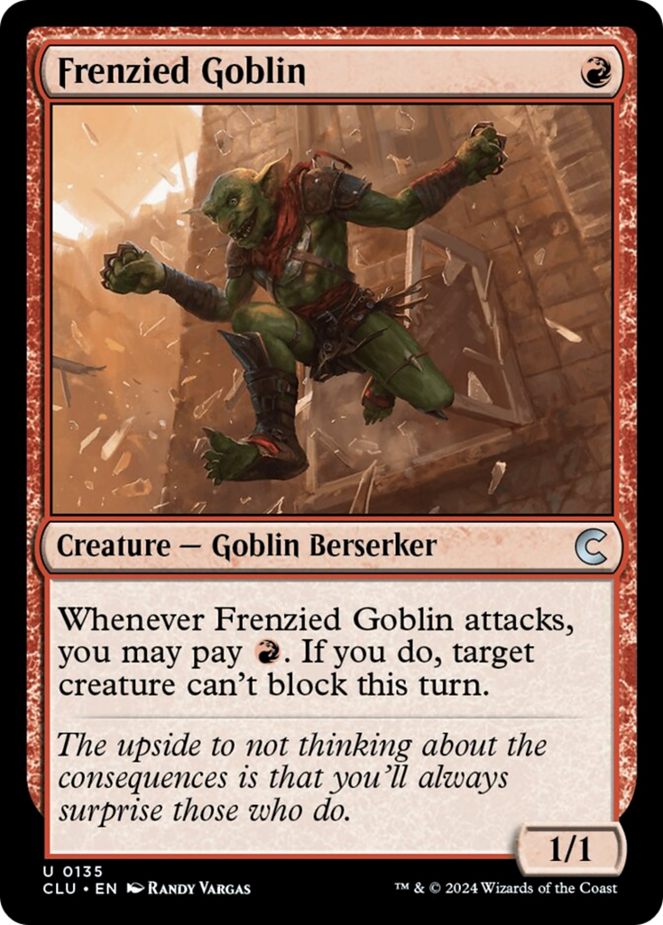 Frenzied Goblin Card Image