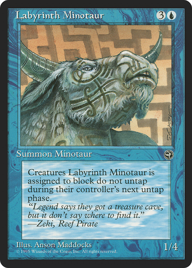 Labyrinth Minotaur Card Image