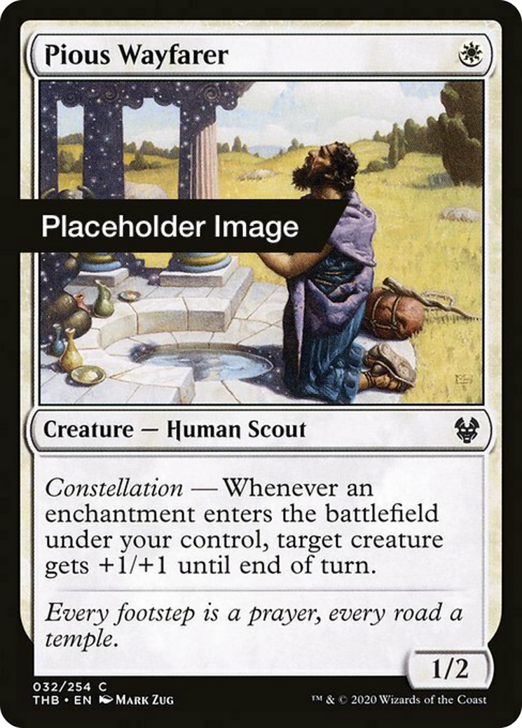Pious Wayfarer Card Image
