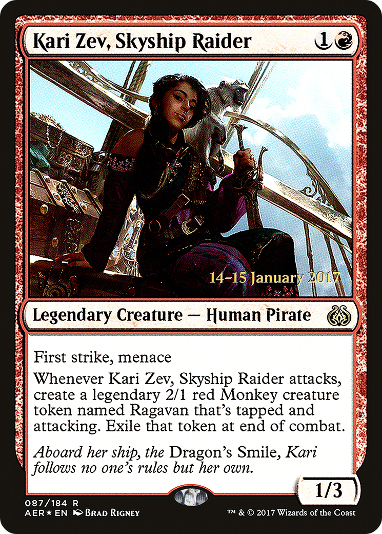 Kari Zev, Skyship Raider Card Image
