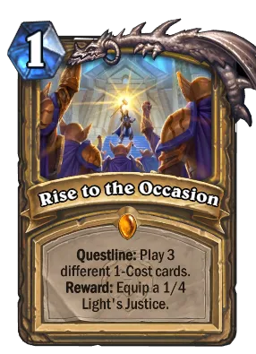 Rise to the Occasion Card Image