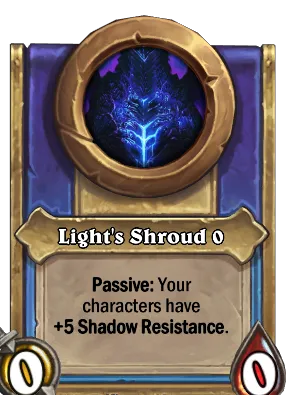 Light's Shroud {0} Card Image