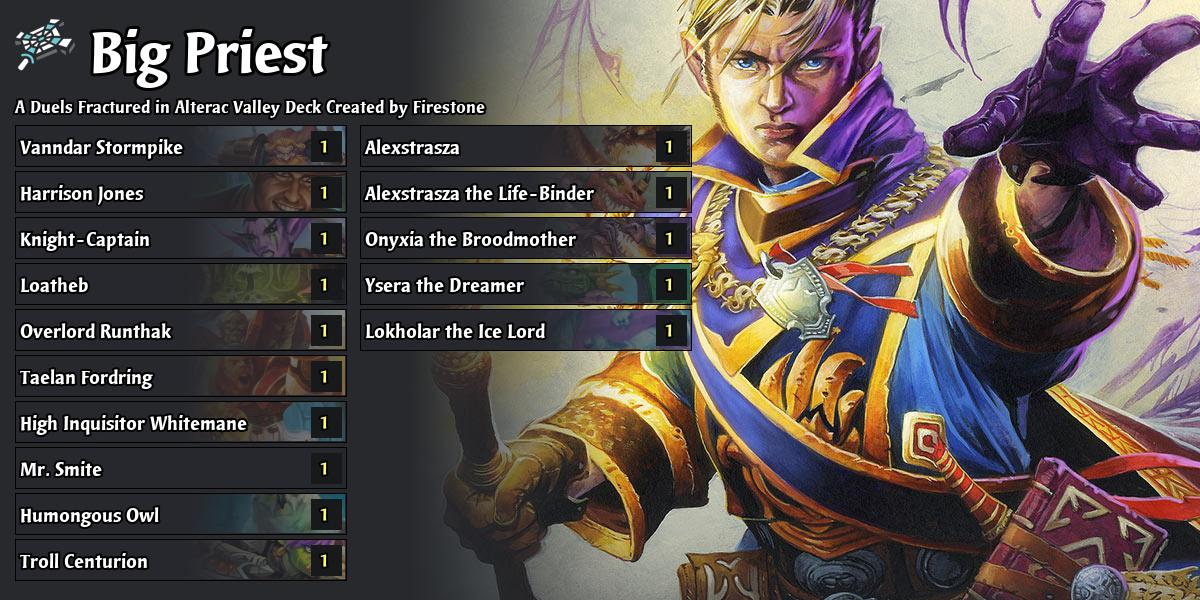 Firestone 12 Wins Big Vanndar (Priest) Fractured in Alterac Valley
