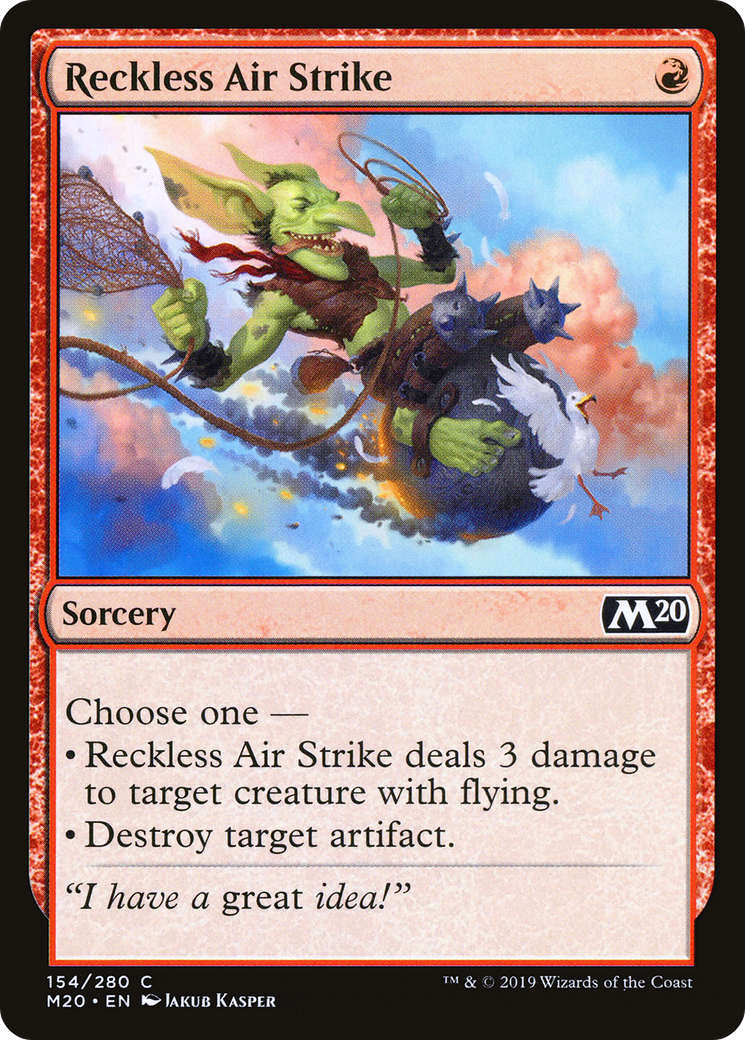 Reckless Air Strike Card Image