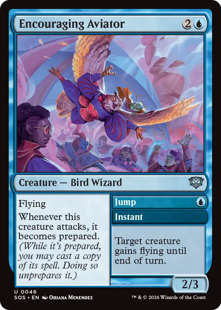 Jump Magic: The Gathering card