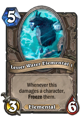 Lesser Water Elemental 1 Card Image