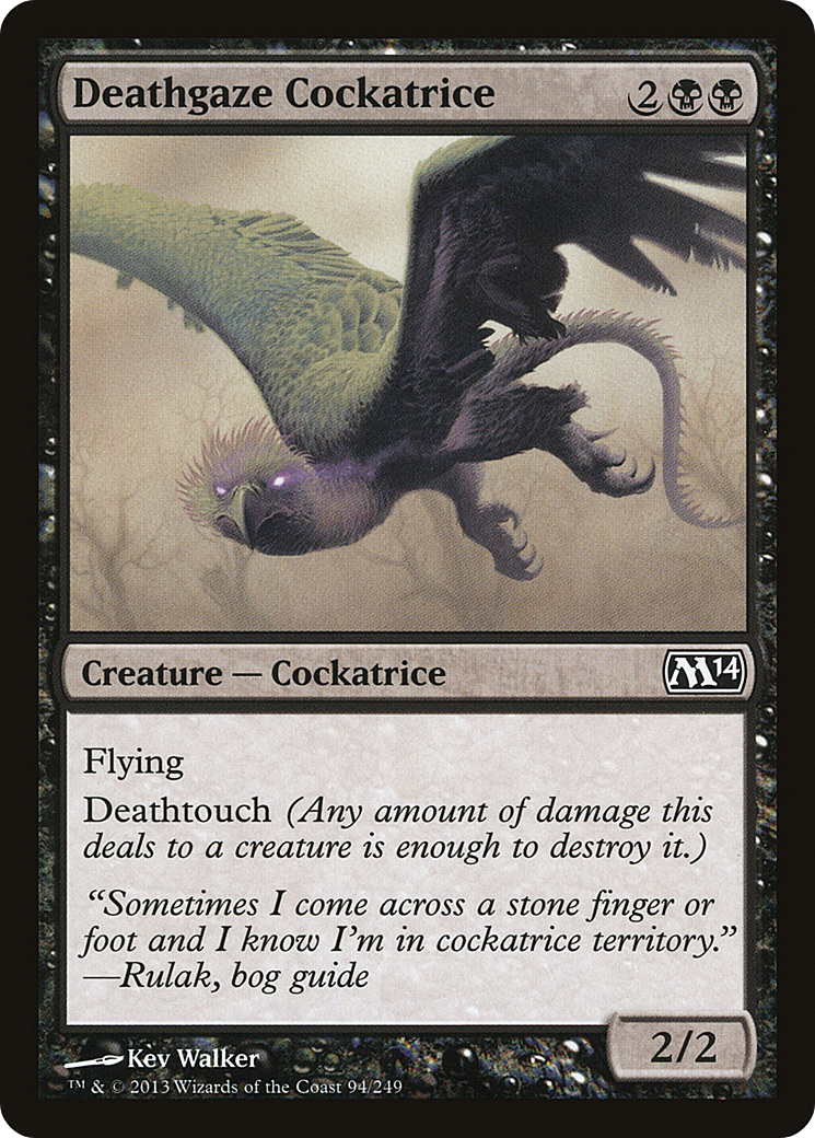 Deathgaze Cockatrice Card Image