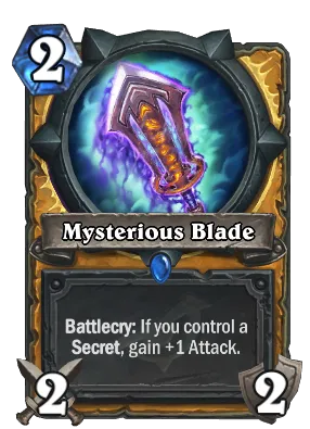 Mysterious Blade Card Image