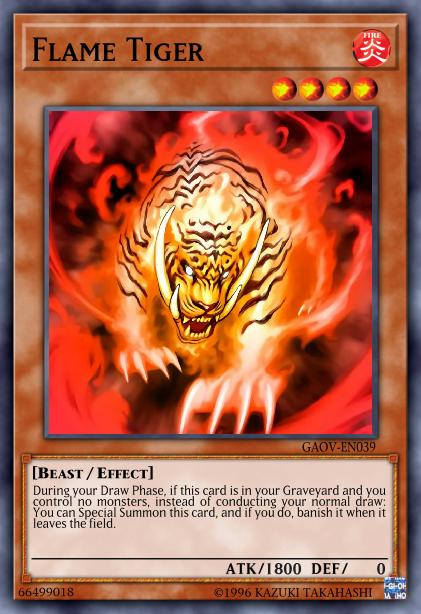 Flame Tiger Card Image