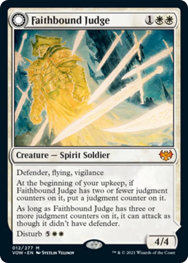 Faithbound Judge // Sinner's Judgment Card Image