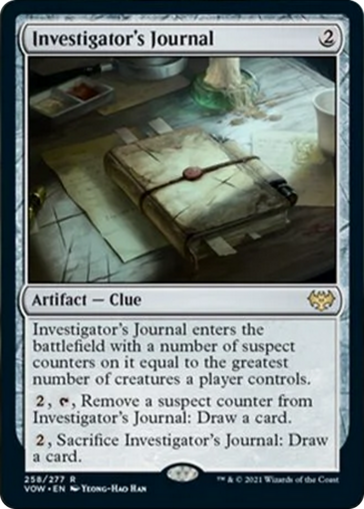 Investigator's Journal Card Image