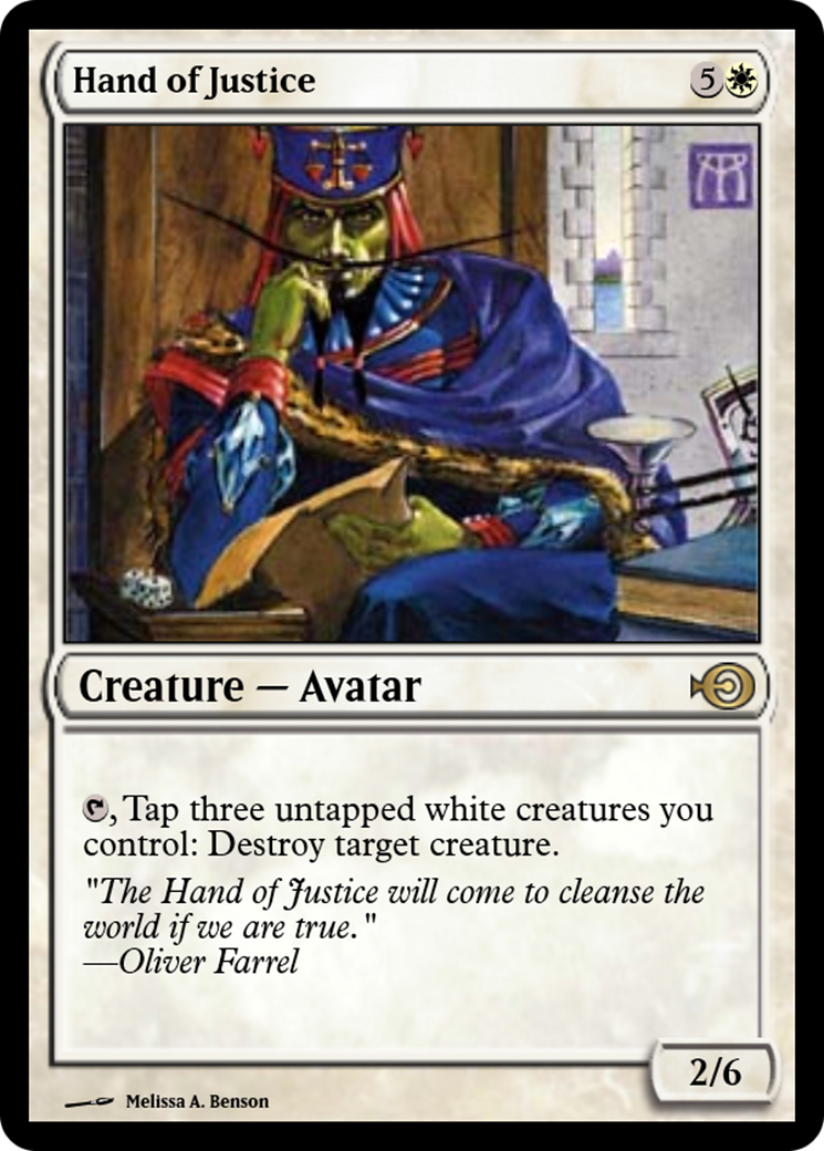 Hand of Justice Card Image
