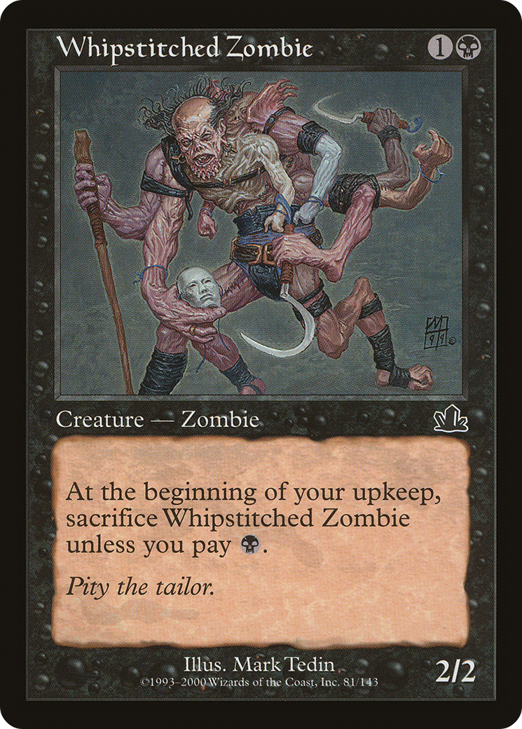 Whipstitched Zombie Card Image