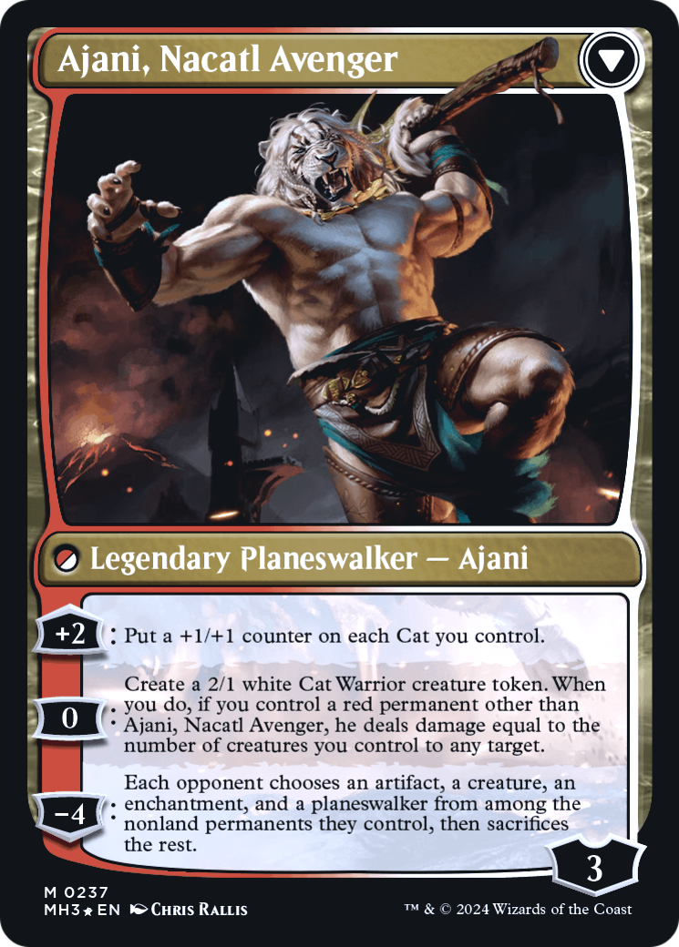 Ajani, Nacatl Pariah // Ajani, Nacatl Avenger Card Image