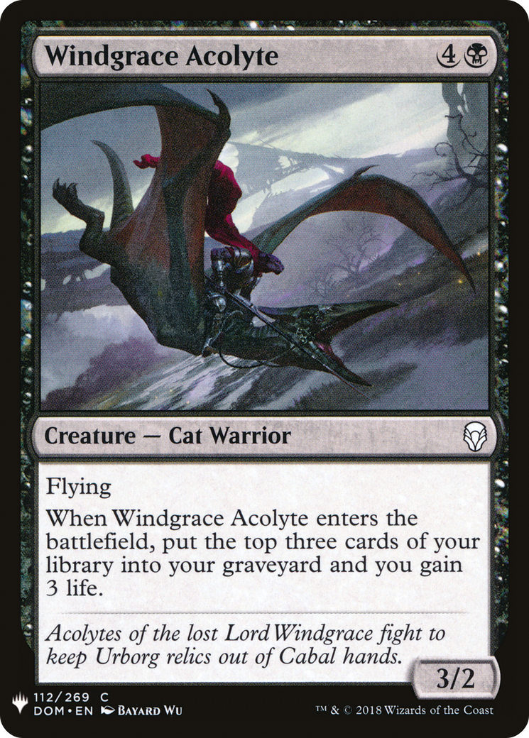 Windgrace Acolyte Card Image