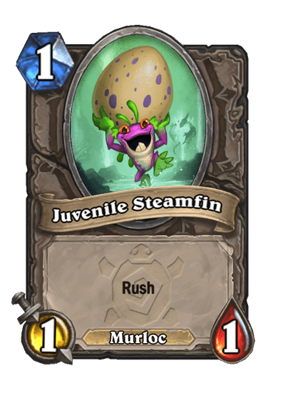 Juvenile Steamfin Card Image