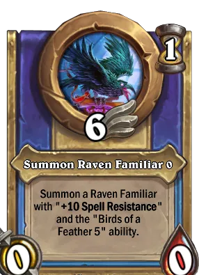 Summon Raven Familiar {0} Card Image