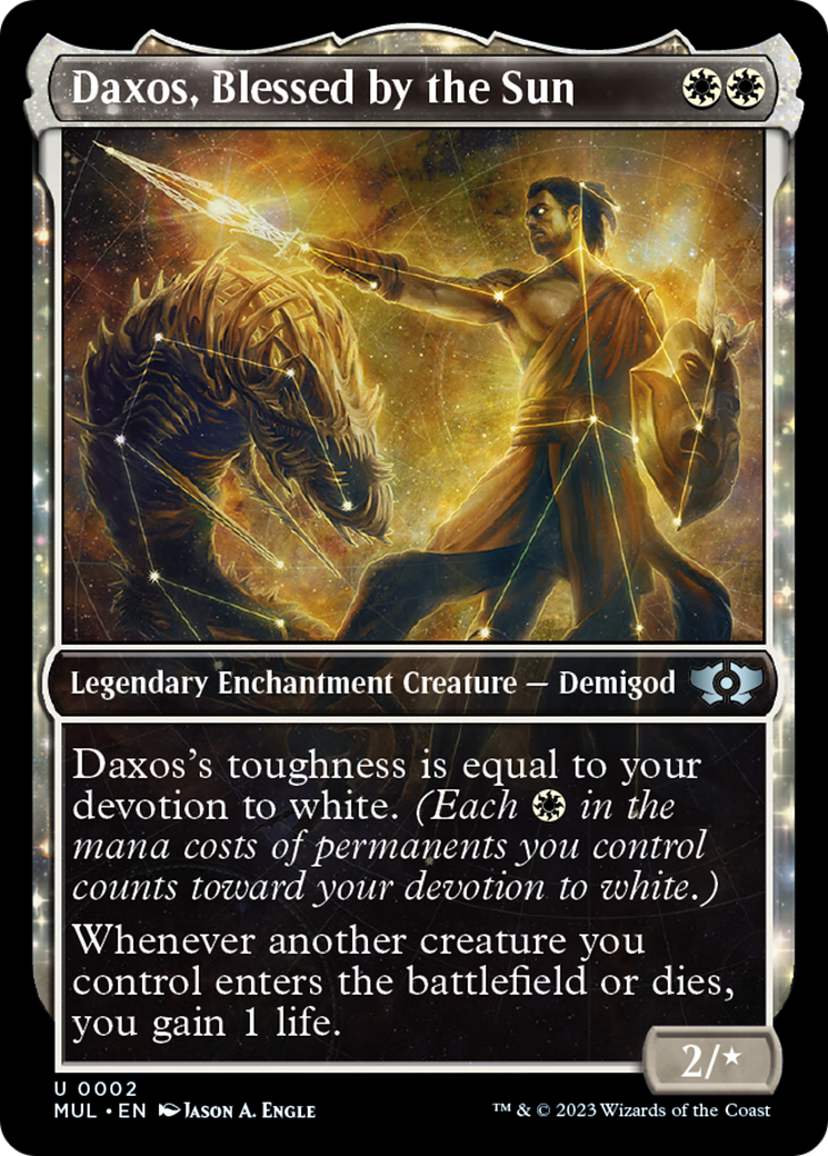 Daxos, Blessed by the Sun Card Image