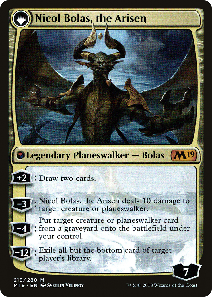 Nicol Bolas, the Ravager // Nicol Bolas, the Arisen Card Image