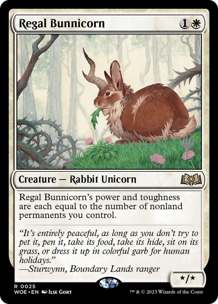 Regal Bunnicorn Card Image