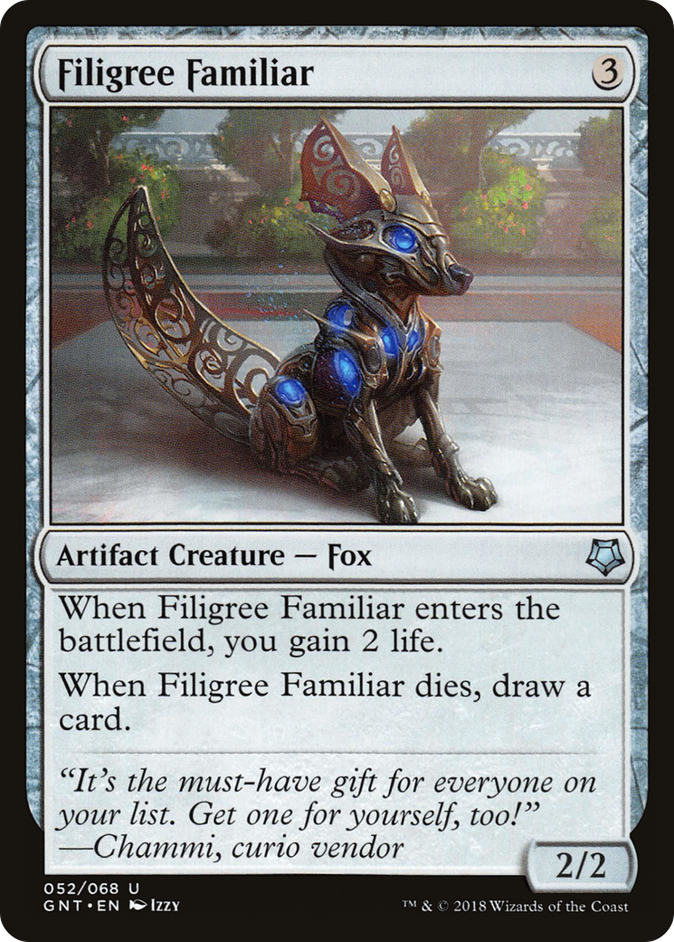 Filigree Familiar Card Image
