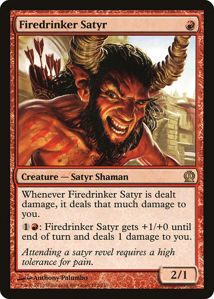 Firedrinker Satyr Card Image