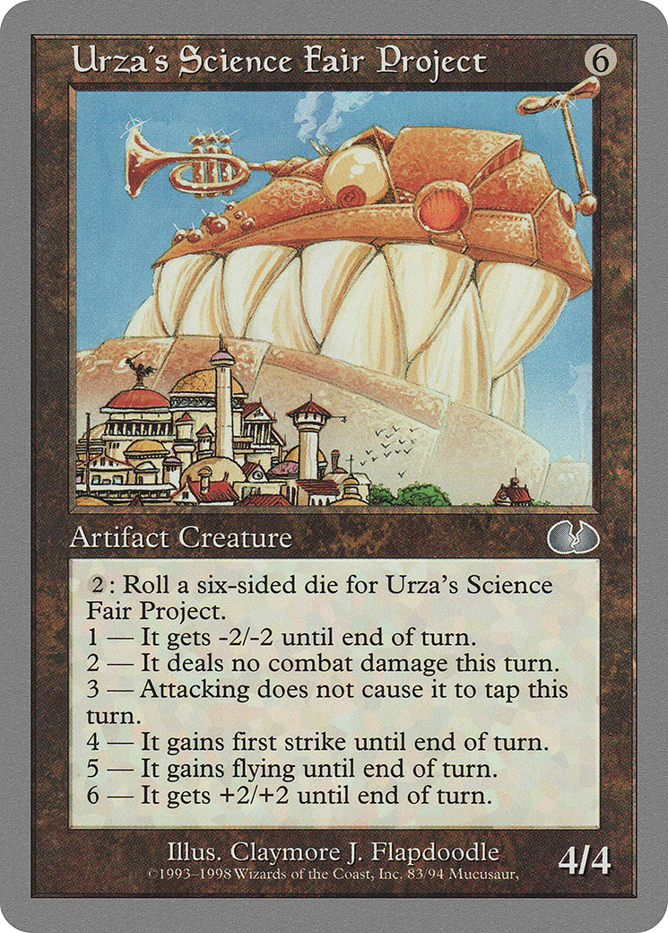 Urza's Science Fair Project Card Image