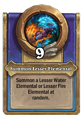 Summon Lesser Elemental Card Image