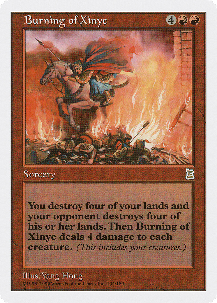 Burning of Xinye Card Image